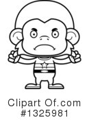 Monkey Clipart #1325981 by Cory Thoman
