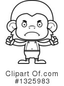Monkey Clipart #1325983 by Cory Thoman