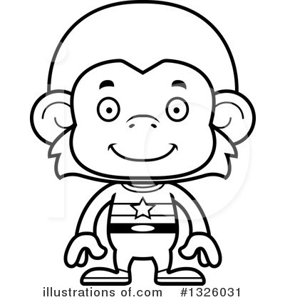 Royalty-Free (RF) Monkey Clipart Illustration by Cory Thoman - Stock Sample #1326031
