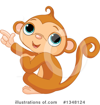 Monkey Clipart #1348124 by Pushkin