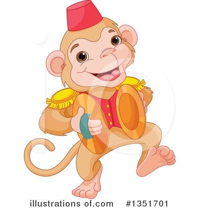 Monkeys Clipart #1351701 by Pushkin