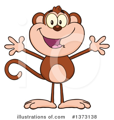 Primate Clipart #1373138 by Hit Toon