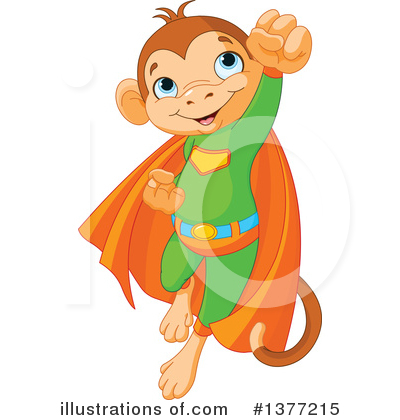 Monkeys Clipart #1377215 by Pushkin