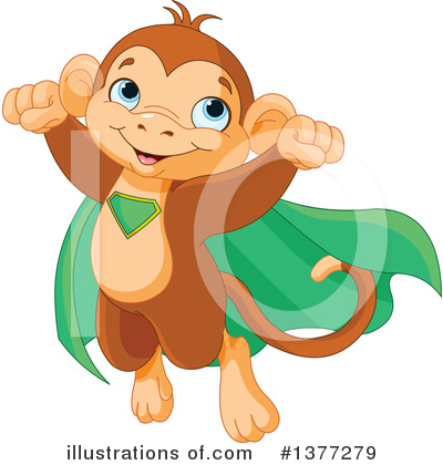 Monkeys Clipart #1377279 by Pushkin