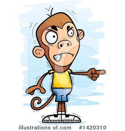 Royalty-Free (RF) Monkey Clipart Illustration by Cory Thoman - Stock Sample #1420310