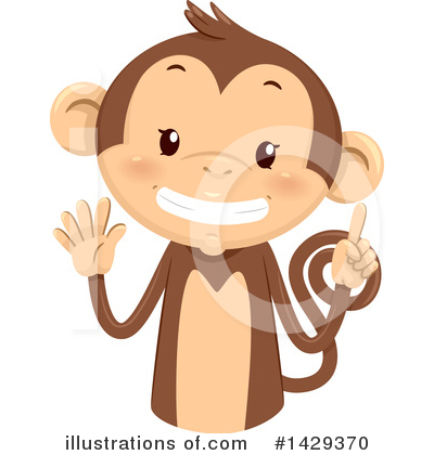 Royalty-Free (RF) Monkey Clipart Illustration by BNP Design Studio - Stock Sample #1429370