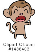 Monkey Clipart #1488403 by lineartestpilot