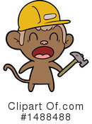 Monkey Clipart #1488488 by lineartestpilot