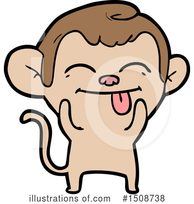 Royalty-Free (RF) Monkey Clipart Illustration by lineartestpilot - Stock Sample #1508738