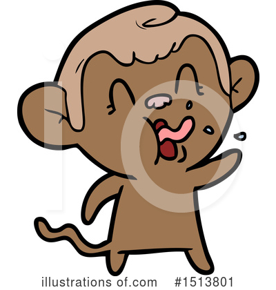 Royalty-Free (RF) Monkey Clipart Illustration by lineartestpilot - Stock Sample #1513801