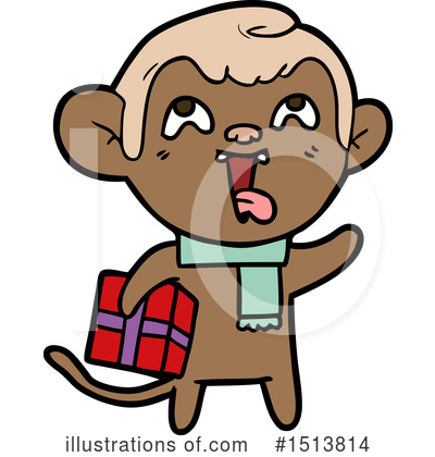 Royalty-Free (RF) Monkey Clipart Illustration by lineartestpilot - Stock Sample #1513814