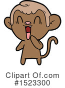 Monkey Clipart #1523300 by lineartestpilot