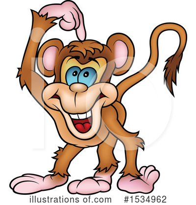 Royalty-Free (RF) Monkey Clipart Illustration by dero - Stock Sample #1534962