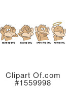 Monkey Clipart #1559998 by Johnny Sajem