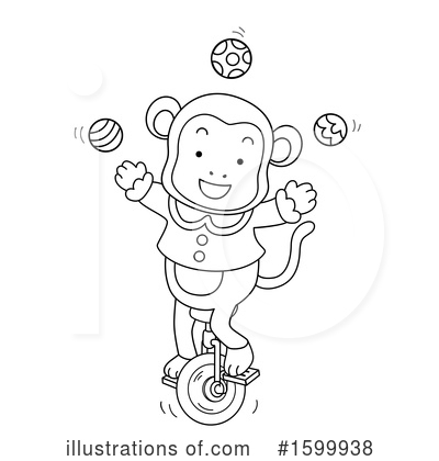 Royalty-Free (RF) Monkey Clipart Illustration by BNP Design Studio - Stock Sample #1599938