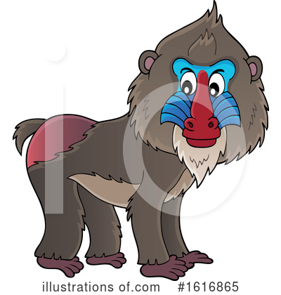 Monkeys Clipart #1616865 by visekart