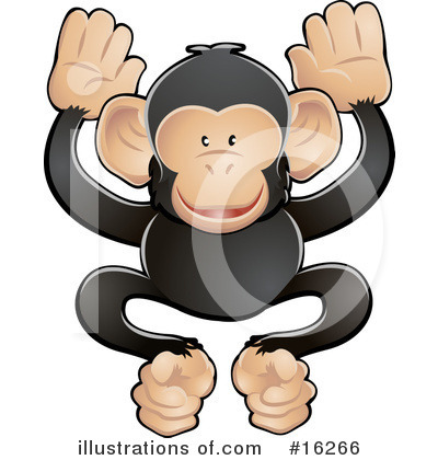 Royalty-Free (RF) Monkey Clipart Illustration by AtStockIllustration - Stock Sample #16266