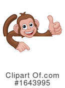 Monkey Clipart #1643995 by AtStockIllustration