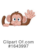 Monkey Clipart #1643997 by AtStockIllustration