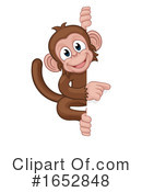 Monkey Clipart #1652848 by AtStockIllustration