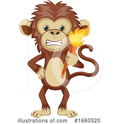Royalty-Free (RF) Monkey Clipart Illustration by Morphart Creations - Stock Sample #1660320