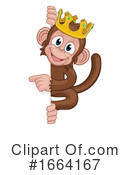 Monkey Clipart #1664167 by AtStockIllustration