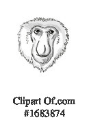 Monkey Clipart #1683874 by patrimonio
