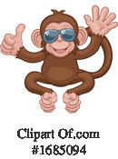 Monkey Clipart #1685094 by AtStockIllustration