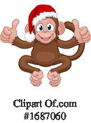 Monkey Clipart #1687060 by AtStockIllustration