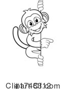 Monkey Clipart #1748312 by AtStockIllustration