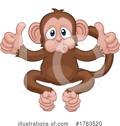 Royalty-Free (RF) Monkey Clipart Illustration by AtStockIllustration - Stock Sample #1763520