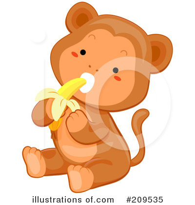Monkeys Clipart #209535 by BNP Design Studio