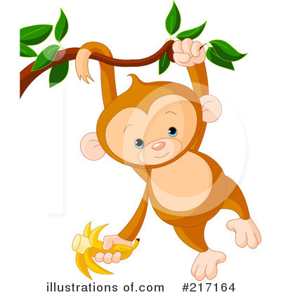 Monkeys Clipart #217164 by Pushkin
