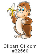 Monkey Clipart #32560 by Alex Bannykh