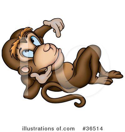 Monkey Clipart #36514 by dero