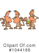 Monkeys Clipart #1044166 by toonaday