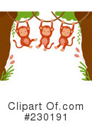 Monkeys Clipart #230191 by BNP Design Studio