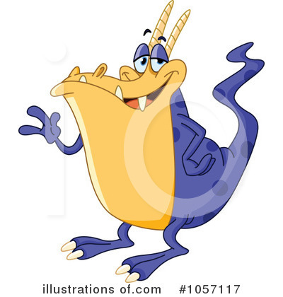 Royalty-Free (RF) Monster Clipart Illustration by yayayoyo - Stock Sample #1057117