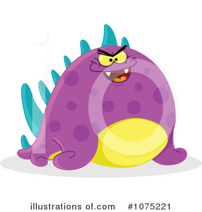 Royalty-Free (RF) Monster Clipart Illustration by yayayoyo - Stock Sample #1075221
