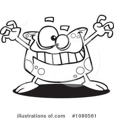 Royalty-Free (RF) Monster Clipart Illustration by toonaday - Stock Sample #1080561
