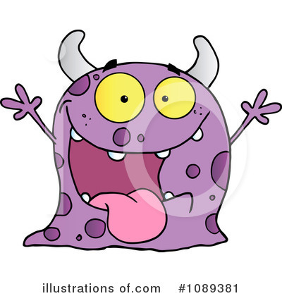 Monsters Clipart #1089381 by Hit Toon