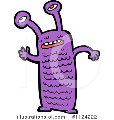 Royalty-Free (RF) Monster Clipart Illustration by lineartestpilot - Stock Sample #1124222