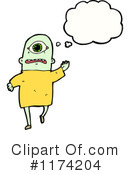 Monster Clipart #1174204 by lineartestpilot