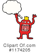 Monster Clipart #1174205 by lineartestpilot
