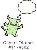 Monster Clipart #1174602 by lineartestpilot