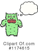 Monster Clipart #1174615 by lineartestpilot