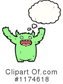 Monster Clipart #1174618 by lineartestpilot