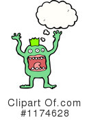 Monster Clipart #1174628 by lineartestpilot