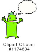 Monster Clipart #1174634 by lineartestpilot