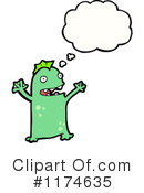 Monster Clipart #1174635 by lineartestpilot
